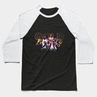 Gold Blooded GSW WPAP Baseball T-Shirt